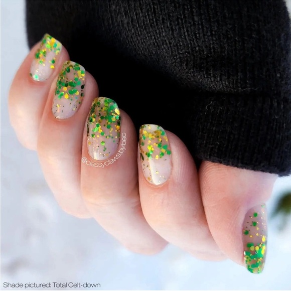 *Retired* Color Street: Total Celt-down | St. Patrick’s Day Green Gold Clear - Picture 9 of 15